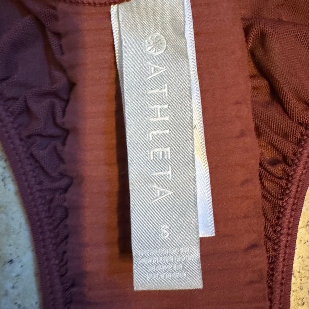 Athleta Ribbed Tank Top in Rust - Picture 4 of 5